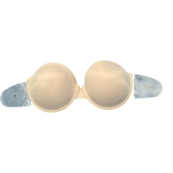 New Women's Cup Size D Sticky Boobs No Show Self Adhesive Push Up - Picture 1 of 5